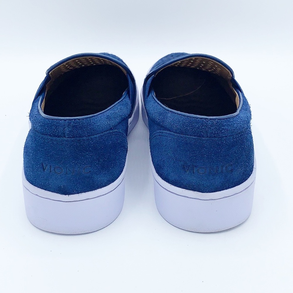 Vionic Kani Perforated Suede Sneaker Casual Comfy - Picture 4 of 10